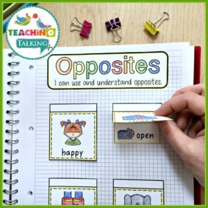 Language Notebooks by Target – Opposites