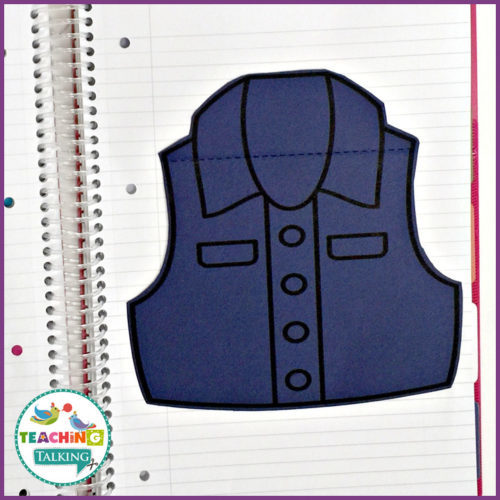 Preschool Notebooks Templates – Theme – Clothing