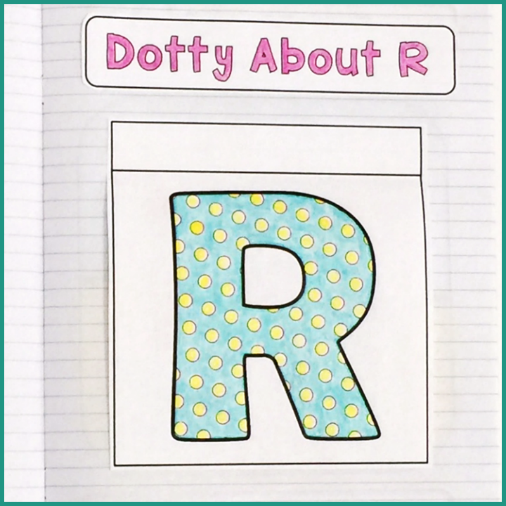 Articulation Notebook Dotty Letters