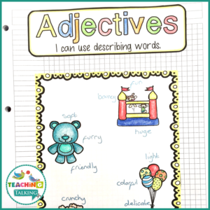 Language Notebooks by Target – Adjectives