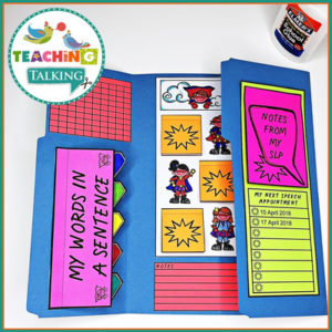 Apraxia Super Words Lap Book