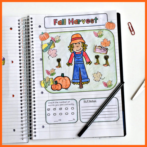 Fall Articulation Notebook Pages
