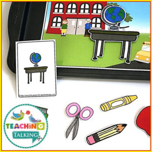 Back to School Preschool Language Activities for Prepositions