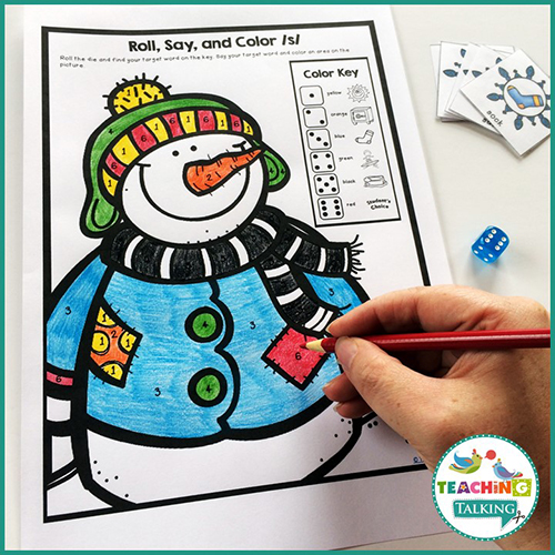 Winter Print and Go Articulation for R BLENDS