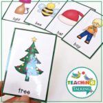 Christmas Rhyming Pairs Board Game